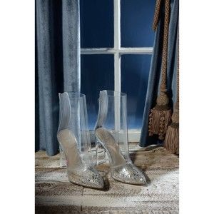 Size 6 ALDO X DISNEY CINDERELLA GLASS BOOTIE